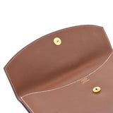 Hermes Hermes Pochette Trio Brown○R链（1988年左右）UniSEX Vogulene离合器袋AB排名使用Silgrin