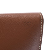 Hermes Hermes Pochette Trio Brown○R链（1988年左右）UniSEX Vogulene离合器袋AB排名使用Silgrin