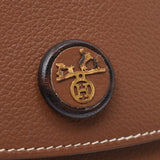 Hermes Hermes Pochette Trio Brown○R链（1988年左右）UniSEX Vogulene离合器袋AB排名使用Silgrin