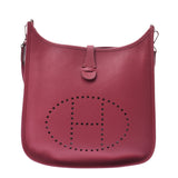HERMES エルメス エヴリン3 PM ルビー シルバー金具 □P刻印(2012年頃) ユニセックス トリヨンクレマンス ショルダーバッグ Aランク 中古 銀蔵