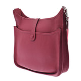 HERMES エルメス エヴリン3 PM ルビー シルバー金具 □P刻印(2012年頃) ユニセックス トリヨンクレマンス ショルダーバッグ Aランク 中古 銀蔵