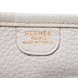 Hermes Hermes Evelin PM白金支架□G刻（2003年左右）男女皆宜的TOWA / TRIYO CLOMANCE单肩包B等级使用水池