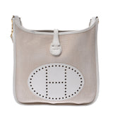 Hermes Hermes Evelin PM白金支架□G刻（2003年左右）男女皆宜的TOWA / TRIYO CLOMANCE单肩包B等级使用水池