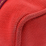 Louis Vuitton Louis Vuitton Antigua Caba MM Red M40034 Ladies Cotton Canvas Handbag B Rank Used Silgrin