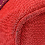 Louis Vuitton Louis Vuitton Antigua Caba MM Red M40034 Ladies Cotton Canvas Handbag B Rank Used Silgrin