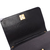 CHANEL シャネル マトラッセ ミニ チェーンショルダー 黒 ゴールド金具 レディース ラムスキン ショルダーバッグ ABランク 中古 銀蔵
