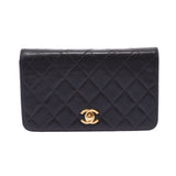 CHANEL シャネル マトラッセ ミニ チェーンショルダー 黒 ゴールド金具 レディース ラムスキン ショルダーバッグ ABランク 中古 銀蔵