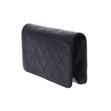 CHANEL シャネル マトラッセ ミニ チェーンショルダー 黒 ゴールド金具 レディース ラムスキン ショルダーバッグ ABランク 中古 銀蔵