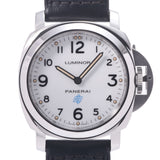 Abstract Panerai official nepnailinite luminol agam00630 Mens SS / leather watch hand roll white dial a