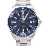 Tag Heuer Tag Hoyer Aqua Racer Way111c.ba0928 Men's SS Watch Quartz Blue Characters A Rank Used Silgrin