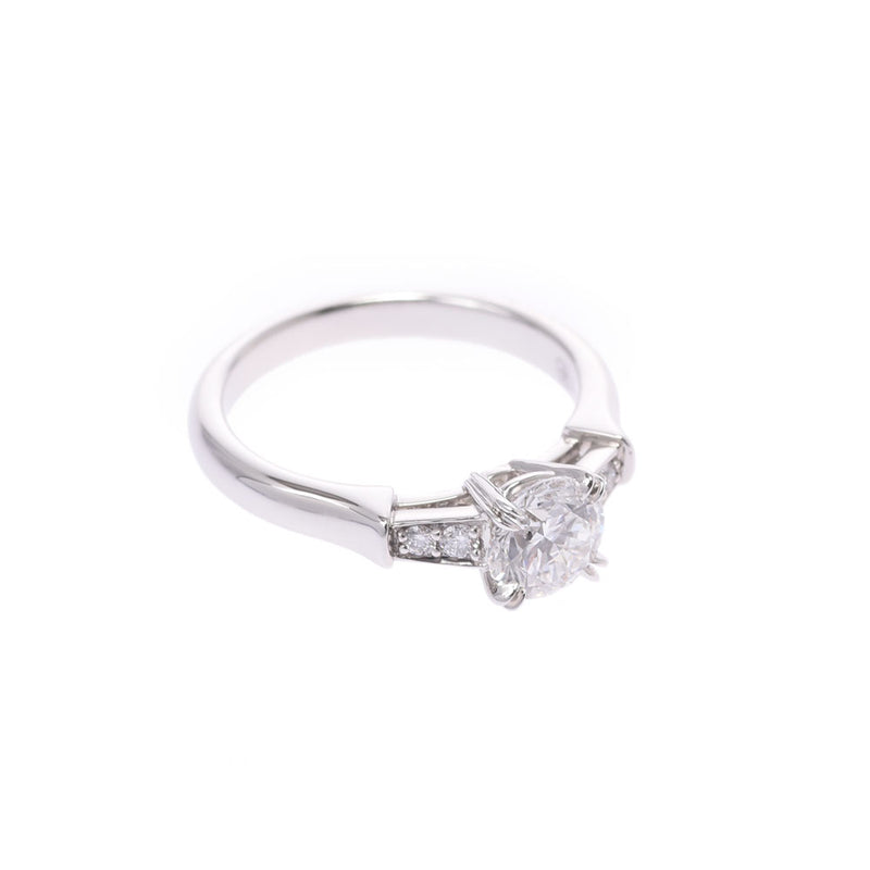 哈利·温斯顿钻石0.73ct D-VVS2-EX女士Pt950白金戒指A等级二手银藏
