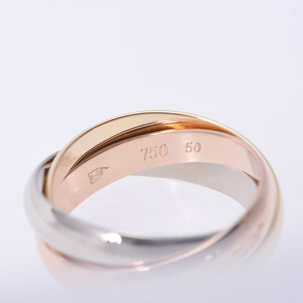 Cartier Trinity 3-color 5010 ladies K18 YG / WG / PG ring ring