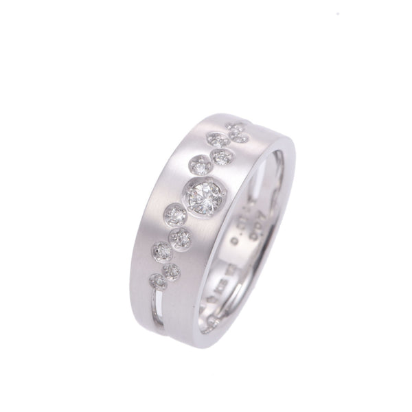 Other Festaria Festalia Diamond 0.084 / 0.07ct No. 12 Unisex K18WG Ring / Ring A Rank Used Silgrin