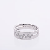 Other Festaria Festalia Diamond 0.084 / 0.07ct No. 12 Unisex K18WG Ring / Ring A Rank Used Silgrin