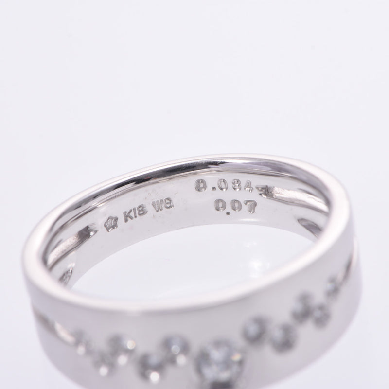 Other Festaria Festalia Diamond 0.084 / 0.07ct No. 12 Unisex K18WG Ring / Ring A Rank Used Silgrin