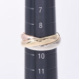 Cartier Trinity 3 color No.49 ladies K18 YG / WG / PG ring ring