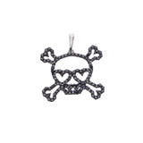 其他头骨Doublo Diamond 1.09CT UniSEX K18WG吊坠顶级A-Rank使用Silgrin