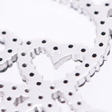 其他头骨Doublo Diamond 1.09CT UniSEX K18WG吊坠顶级A-Rank使用Silgrin