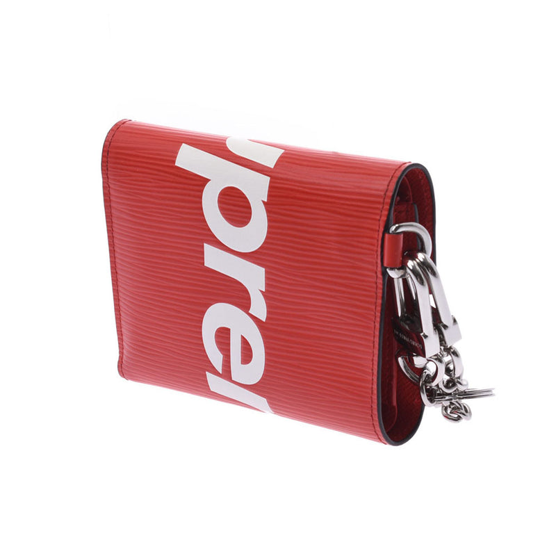 Louis Vuitton X Supreme Chain Wallet in Red