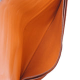 Hermes Hermes Dogon Long Orange Silver Bracket T雕刻（2015年左右）UniSEX多哥长的钱包B排名使用Silgrin