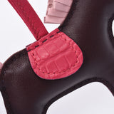 Hermes Hermes Rodeo Touch PM Rouge Serie / Rose Sakura / Fran Boise Y Engraved (around 2020) Unisex Ano Miro Aligator Charm Unused Silgrin