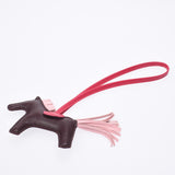 Hermes Hermes Rodeo Touch PM Rouge Serie / Rose Sakura / Fran Boise Y Engraved (around 2020) Unisex Ano Miro Aligator Charm Unused Silgrin