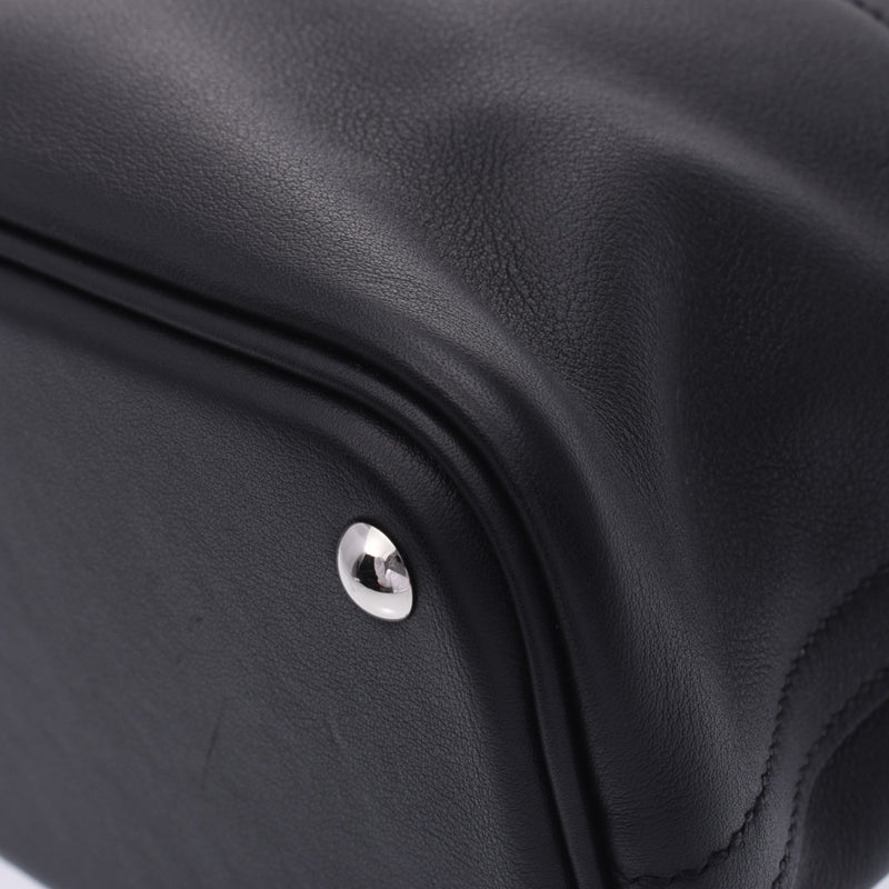 Hermes Hermes Bolid 27 2WAY Bag Black Silver Bracket X Engraving (around 2016) Women's Vasuffft Handbag A-Rank Used Sinkjo