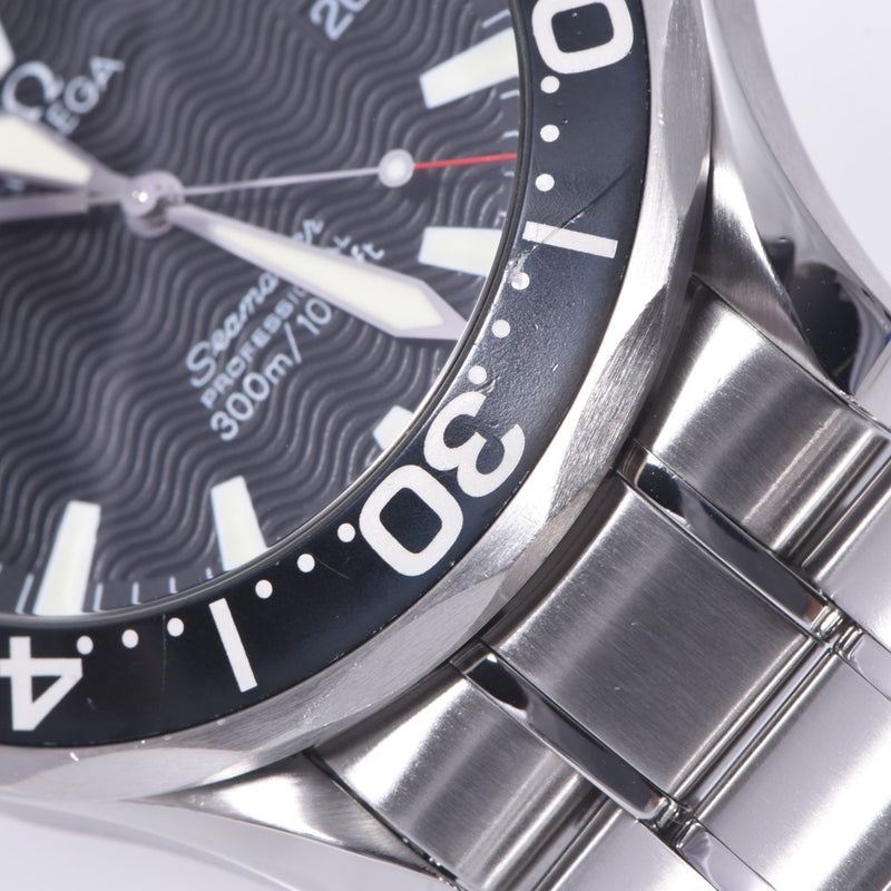 Omega Omega Seamaster Professional 300M 2264.50男装手表石英黑桌A级使用过Silgrin