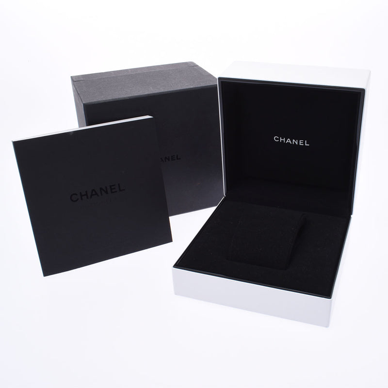 Chanel Chanel J12 38MM 12P钻石H5705男士白色陶瓷/ SS手表自动伤口白色飞行A等级使用Silgrin