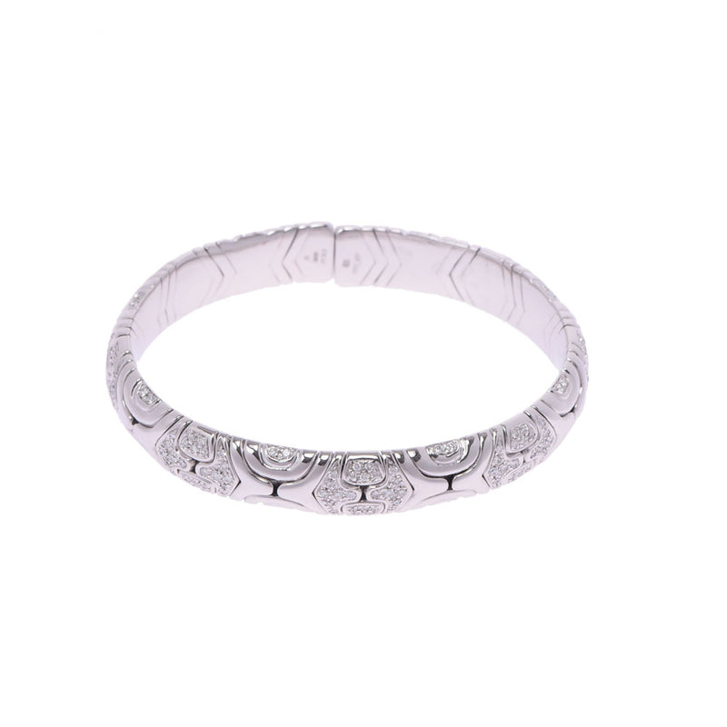 BVLGARI Burgagari Alveale Unicex K18WG/Diamond Bangul A Rank A Rank Used Ginzō