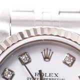 ROLEX ロレックス デイトジャスト 10Pダイヤ 79174G レディース SS/WG 腕時計 自動巻き 白文字盤 Aランク 中古 銀蔵