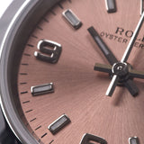 ROLEX ロレックス オイスターパーペチュアル 76080 レディース SS 腕時計 自動巻き ピンク/369文字盤 Aランク 中古 銀蔵