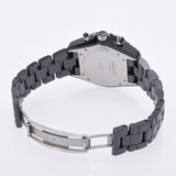 Chanel j12 41mm bezel diamond h1178 mens black ceramic watch automatic black dial