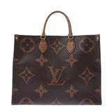 LOUIS VUITTON ルイヴィトン モノグラム リバース オンザゴーGM ブラウン M44576 ユニセックス モノグラムキャンバス 2WAYバッグ Aランク 中古 銀蔵