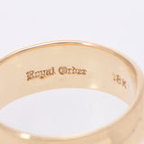 Royal Order edge ring 8 UNISEX k18yg ring ring