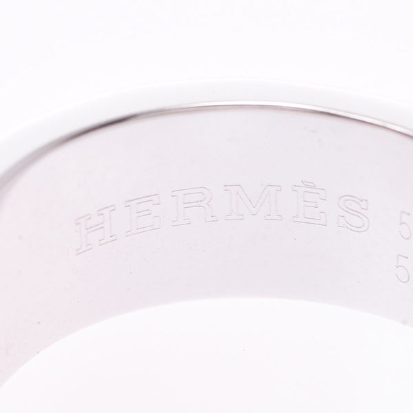 HERMES Hermieering #57 Unsex K18WG/Diamond Ring Ring A Rank A Rank Used Ginzō