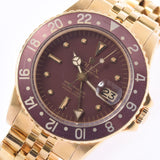 ROLEX Rolex GMT Master Antique 1675/8 Men's YG Watch Automatic Curved Brown Diagram AB Rank Used Silgrin