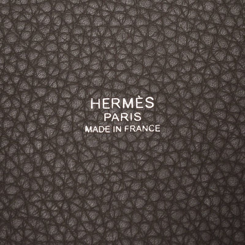 HERMES Hermes Picotan Rock PM Etan Silver Golden Counter-Inscription(约2017年)女士Trillon Clemans手袋A Rank使用银器