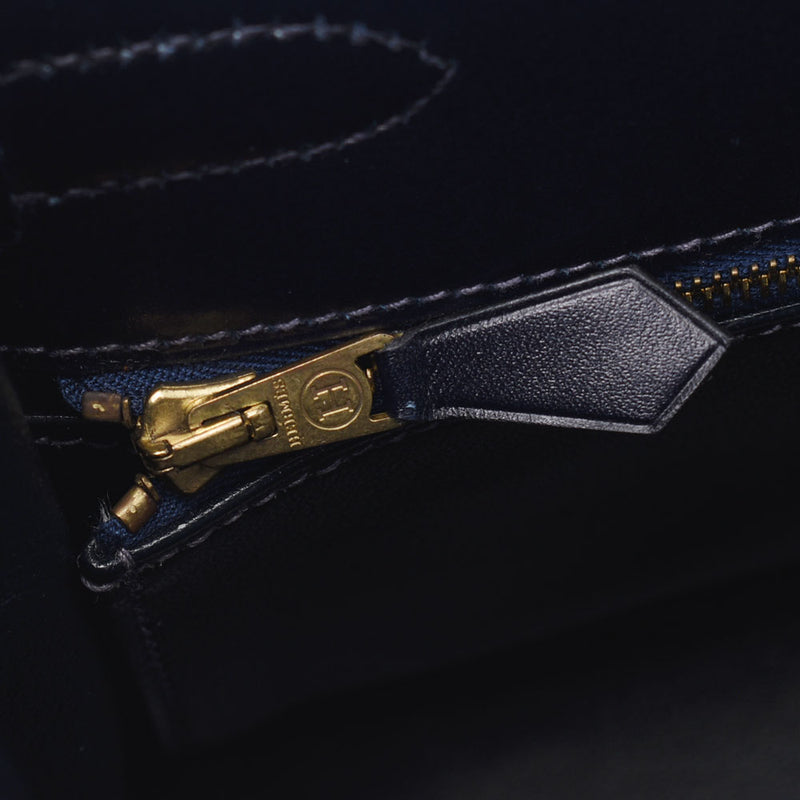 Hermes Hermes Kelly 32 Instead of Waters 2 Way Gold Bracket □ B Engraved (around 1998) Ladies Box Curf Handbags A-rank used Silgrin