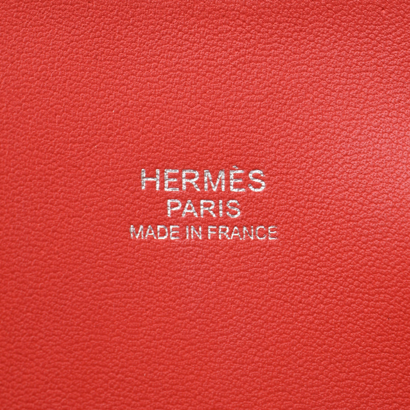Hermes Hermes Bolid 31 2way Bag Rouge Tomato Silver Bracket X Engraving (around 2016) Ladies Triyo Clemance Handbag New Sanko