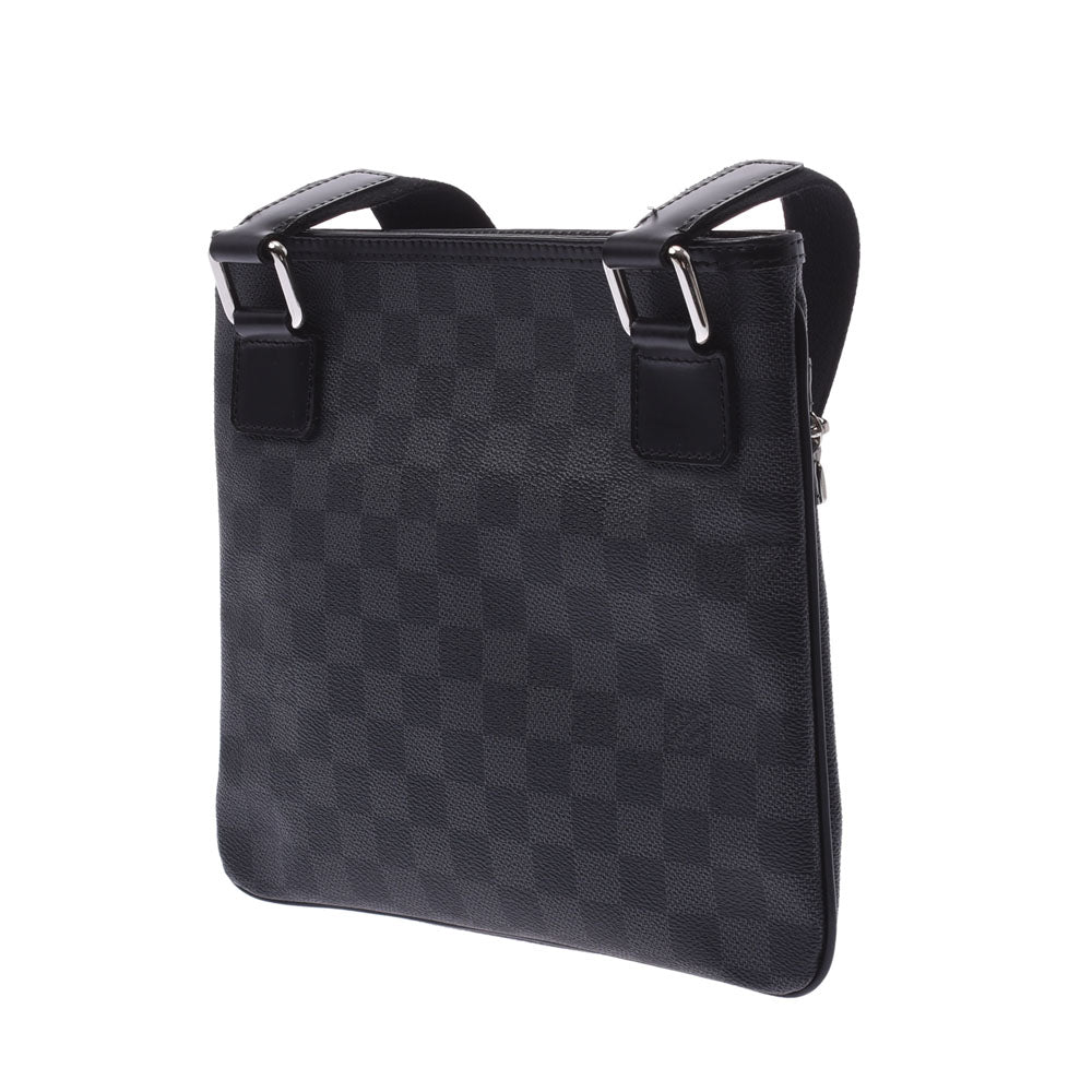 ルイヴィトングラフィット トマス 14137 黒/グレー メンズ ダミエグラフィットキャンバス ショルダーバッグ N58028 LOUIS  VUITTON 中古 – 銀蔵オンライン