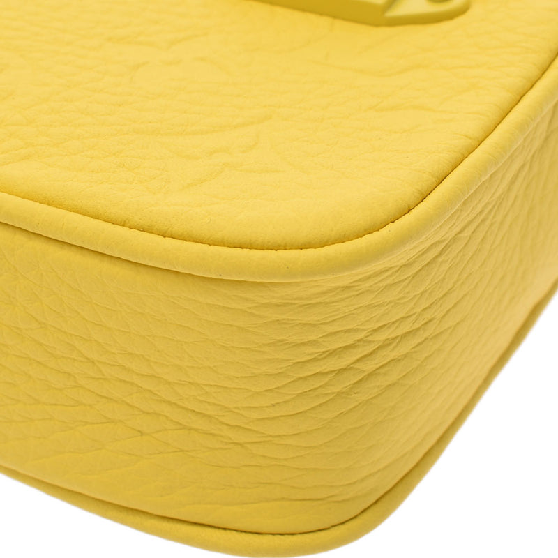 Louis Vuitton Monogram pochette Volga Clutch Bag Yellow m53554 men's Tryon leather second bag NEW
