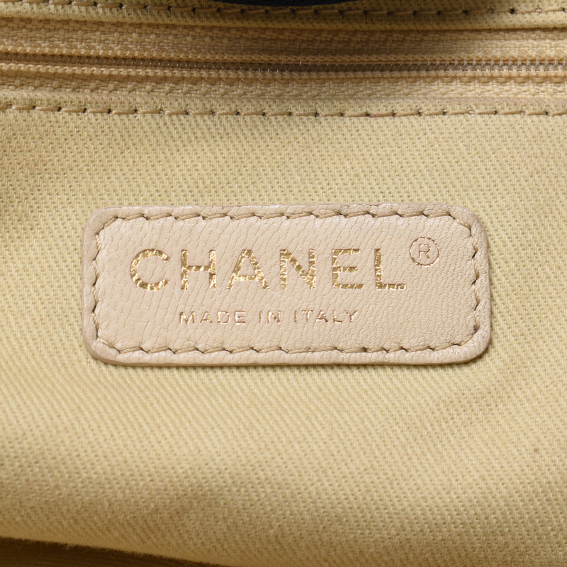 Chanel香奈儿多维尔链手提包2路袋深蓝色牛仔女装/皮革手提包AB等级使用Silgrin