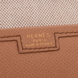 Hermes ziger Mini natural cardigan Clutch Bag Black / white