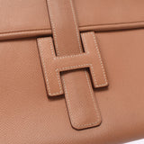 Hermes ziger Mini natural cardigan Clutch Bag Black / white