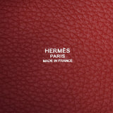 Hermes Hermes Picon Tone Rock PM Rouge Galancing Silver Fittings □ R Engraved (around 2014) Ladies Triyo Clemance Handbags AB Rank Used Sinkjo