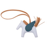 HERMES エルメス ロデオPM ペガサス ブルーブルーム/ヴェールボスフォール/セサミ ユニセックス アニョーミロ チャーム 未使用 銀蔵