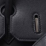 Hermes Birkin 35 black silver hardware H H (2004) Unisex VO handbag
