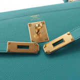 Hermes Hermes Kelly 32 outside sewing 2way bag Veron Gold bracket D engraving (around 2019) Women's Voepson Handbag New Sanko