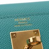 Hermes爱马仕凯利32外缝2WAY包贝隆金支架d雕刻（约2019）妇女Voepson手袋新三光